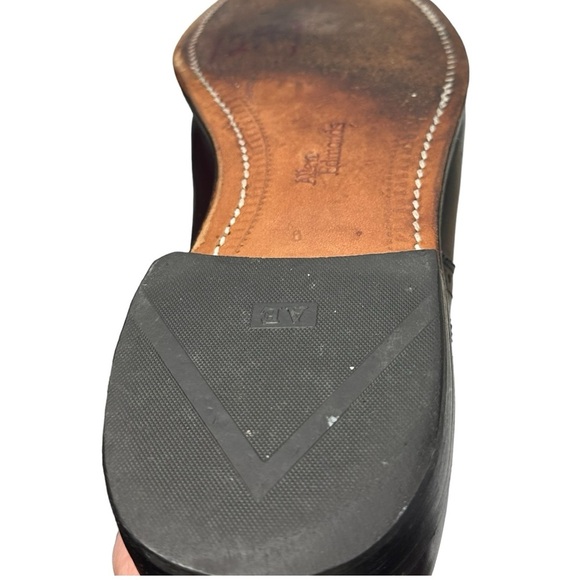 Allen Edmonds Shoes Men's 10D Sanford Derby Bugundy Leather Lace-Ups Cap Toe - Picture 9 of 11
